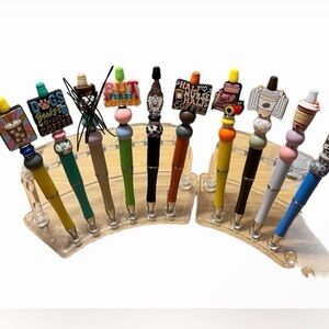 Coffee Beaded Pens (Qty 1)